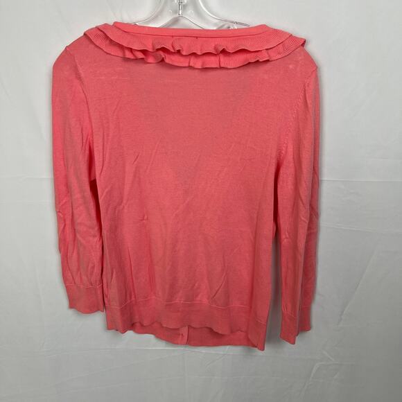 Talbots Bundle Button Down Ruffle Front Cardigan Sweaters S - Picture 6 of 11